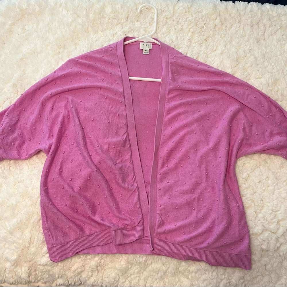 A New Day cropped open front cardigan XL